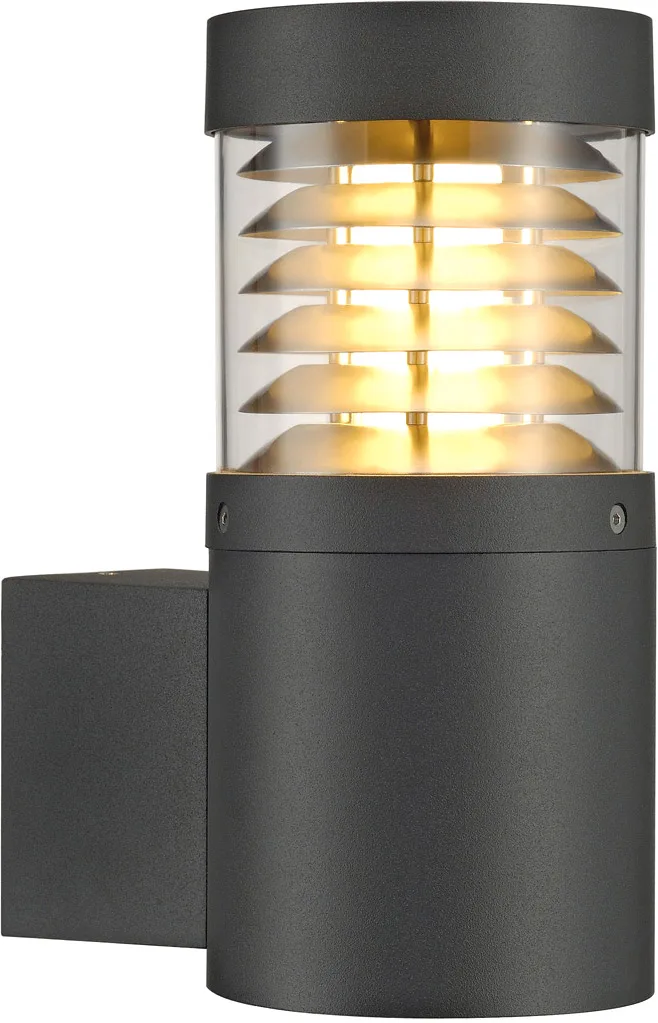 F-POL WALL Wandleuchte, rund, anthrazit, E27, max. 20W - Stand-, Wand- und Deckenleuchten (Outdoor) by SLV – product photo