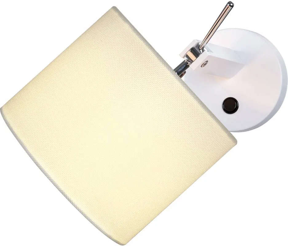 FENDA E27, Indoor Wandaufbauleuchte weiß ohne Schirm - Wand- und Deckenleuchten von SLV – Produktfoto