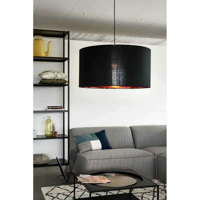 Fenda hanglamp Ø70 Zwart/Koper/Zwart von SLV – Produktfoto