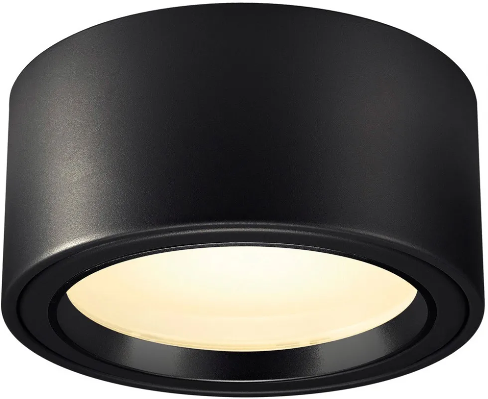 FERA 25 CL Indoor Deckenleuchte, 3000K, schwarz, 100° - Wand- und Deckenleuchten de SLV – photo produit