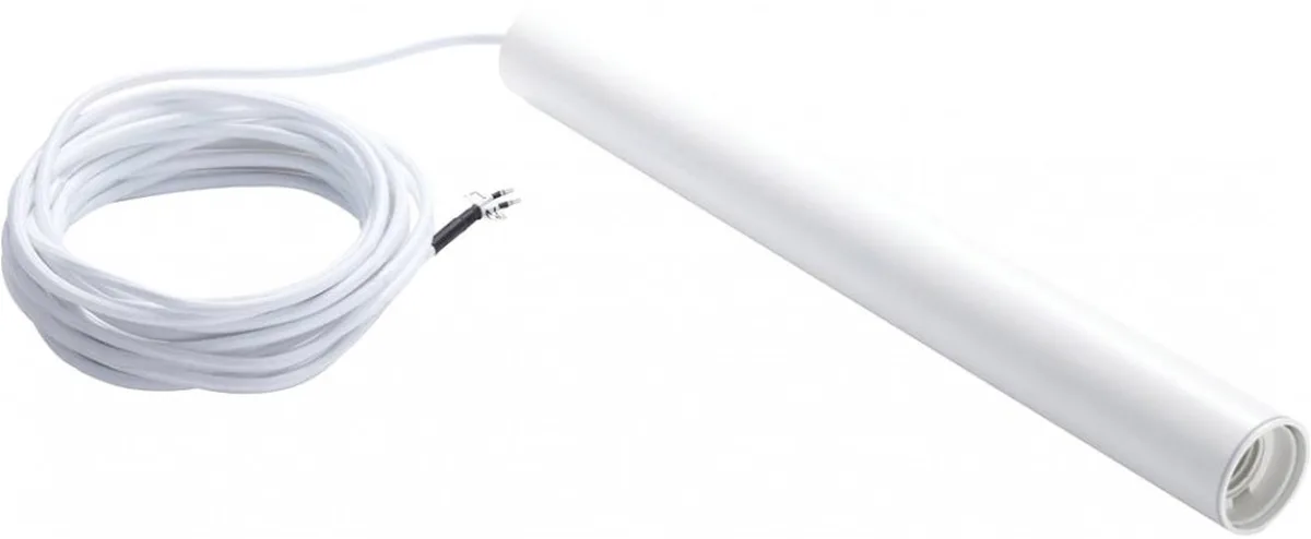 FITU PD E27, Indoor Pendelleuchte weiß 5m Kabel mit offenem Kabelende - Pendelleuchten von SLV – Produktfoto