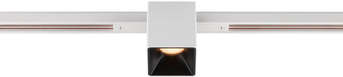 FIXT-IT!, 48V, DALI, eckig, Standard track, Spot, 2700K, 6.6 W, 36°, weiß / schwarz - Leuchten mit 3 Phasen Adapter 48V de SLV – photo produit