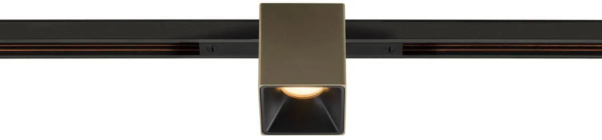 FIXT-IT!, 48V, DALI, eckig, Standard track, Spot, 3000K, 6.6 W, 36°, bronze / schwarz - Leuchten mit 3 Phasen Adapter 48V de SLV – photo produit