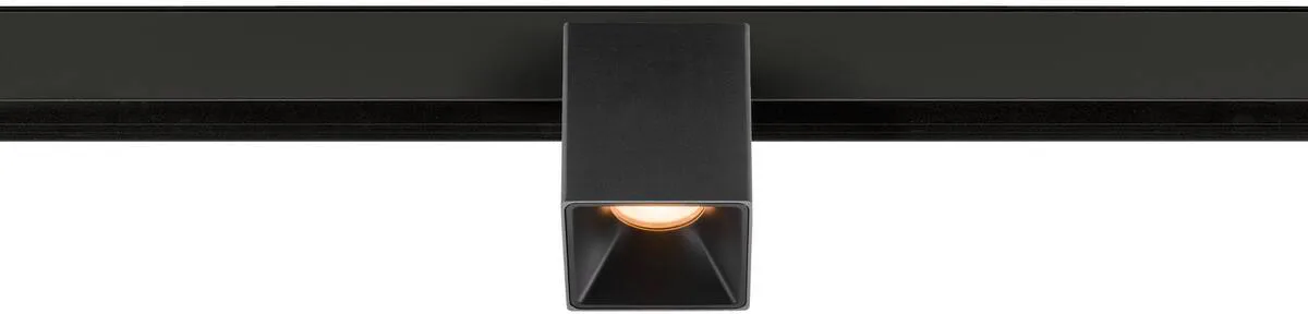 FIXT-IT!, 48V, DALI, eckig, Surface mounted track, Spot, 2700K, 6.6 W, 36°, schwarz / schwarz - Leuchten mit 3 Phasen Adapter 48V von SLV – Produktfoto