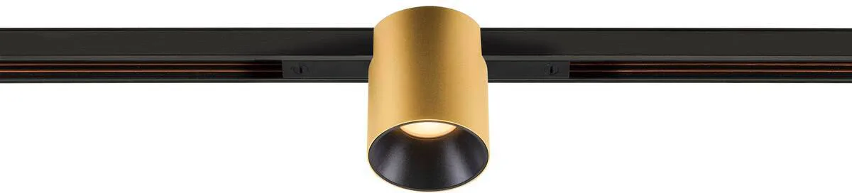 FIXT-IT!, 48V, DALI, rund, Standard track, Spot, 2000-3000K, 7.4 W, 36°, gold / schwarz - Leuchten mit 3 Phasen Adapter 48V de SLV – photo produit