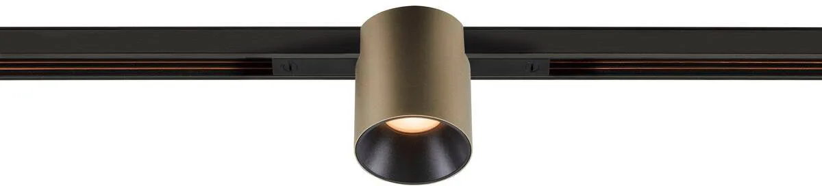 FIXT-IT!, 48V, DALI, rund, Standard track, Spot, 2700K, 6.6 W, 36°, bronze / schwarz - Leuchten mit 3 Phasen Adapter 48V de SLV – photo produit