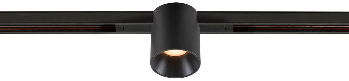 FIXT-IT!, 48V, DALI, rund, Standard track, Spot, 2700K, 6.6 W, 36°, schwarz / schwarz - Leuchten mit 3 Phasen Adapter 48V fra SLV – produktbillede