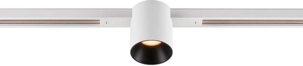 FIXT-IT!, 48V, DALI, rund, Standard track, Spot, 2700K, 6.6 W, 36°, weiß / schwarz - Leuchten mit 3 Phasen Adapter 48V de SLV – photo produit