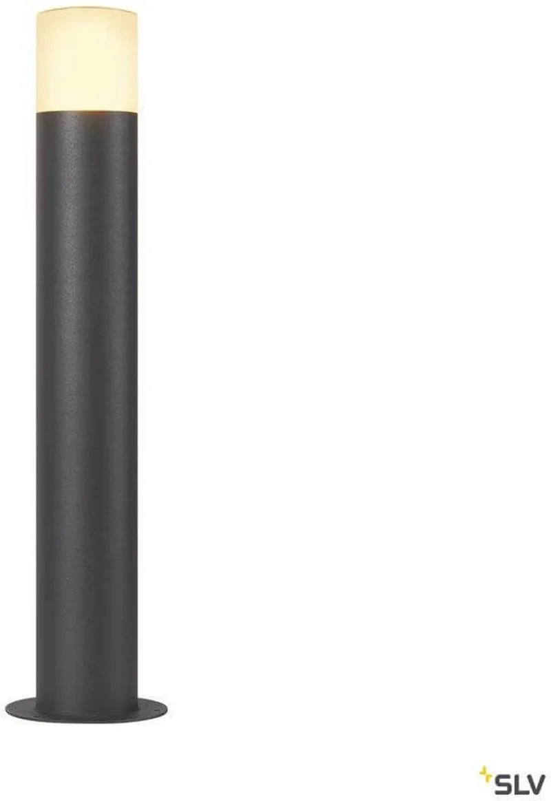 GRAFIT E27 11W staande buitenlamp rond IP44 600mm antraciet (1006181) de SLV en Blanc – photo produit