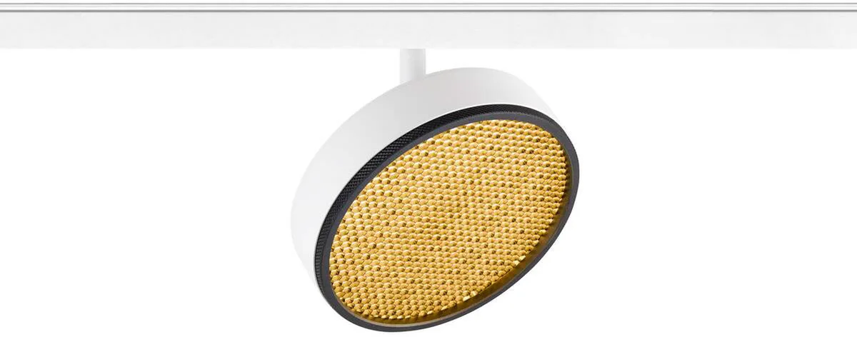 GRIP! FLAT, 48V Spot, DALI, rund, 2700/3000 K, 14.5 W, weiß / schwarz - Leuchten mit 3 Phasen Adapter 48V von SLV – Produktfoto