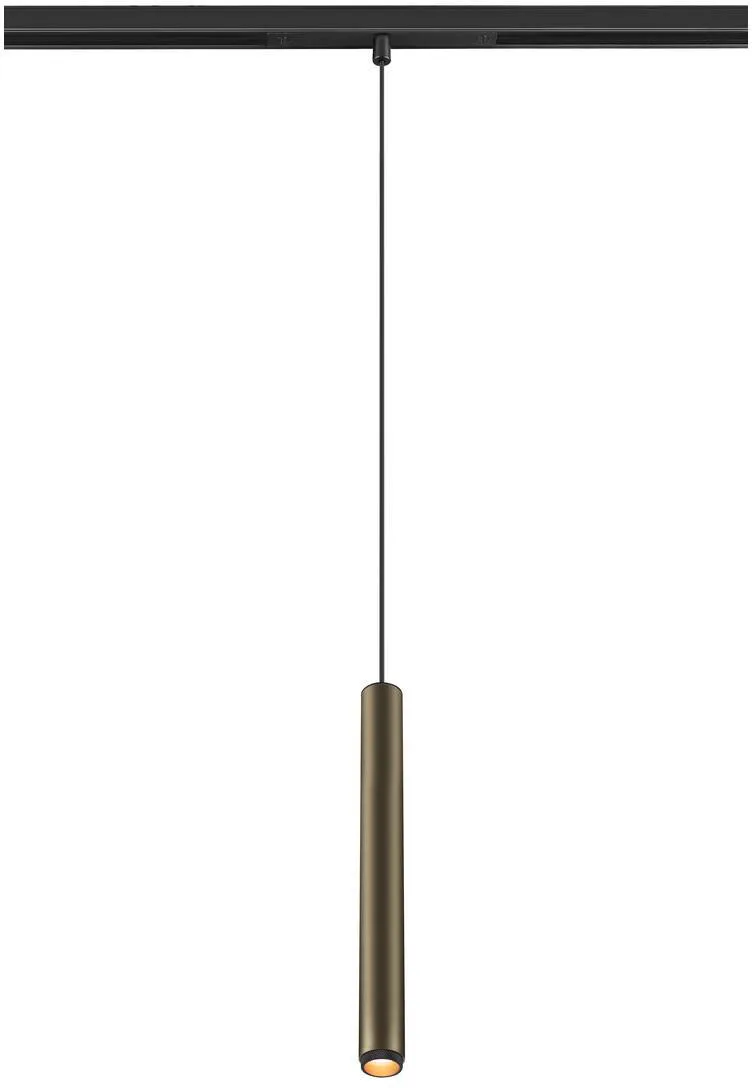 GRIP! S, 48V Pendelleuchte, Pendellänge 200cm, 2700 K, 29°, DALI, bronze / schwarz - Leuchten mit 3 Phasen Adapter 48V de SLV – photo produit