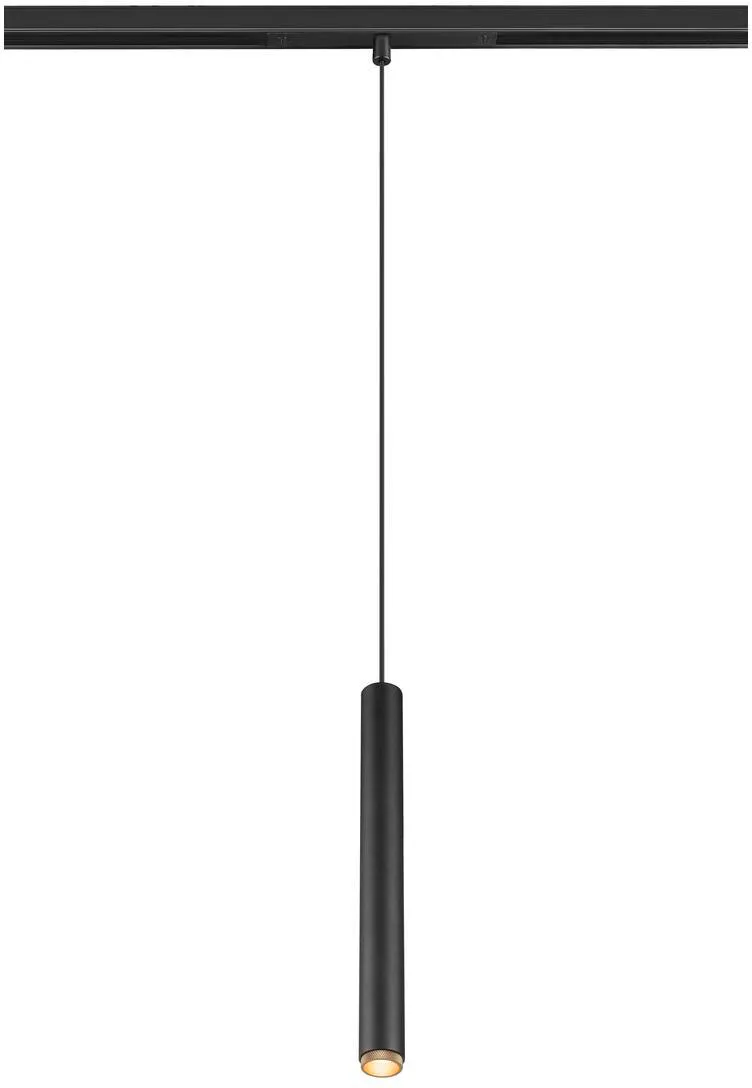 GRIP! S, 48V Pendelleuchte, Pendellänge 200cm, 2700 K, 29°, DALI, schwarz / gold - Leuchten mit 3 Phasen Adapter 48V de SLV – photo produit