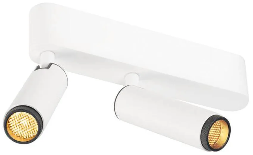 GRIP! S, Deckenaufbauleuchte, double, PHASE, 3000 K, 21 W, 29°, weiß / schwarz - Wand- und Deckenleuchten de SLV – photo produit