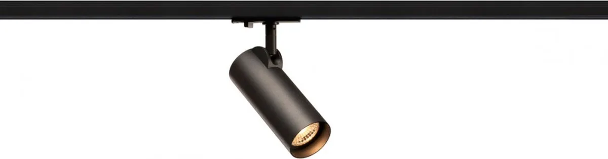HELIA 50, Strahler für 1Phasen Hochvolt-Schiene, LED, 3000K, schwarz - Leuchten mit 1 Phasen Adapter von SLV – Produktfoto