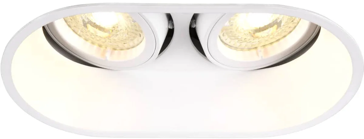 HORN double QPAR51, Deckeneinbauleuchte weiß 25W - Downlights de SLV – photo produit