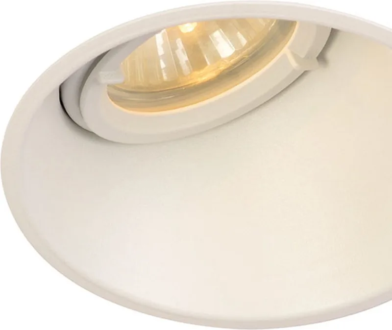 Inbouwspot Horn Slant 10,3cm - 113151 fra SLV i Hvid – produktbillede