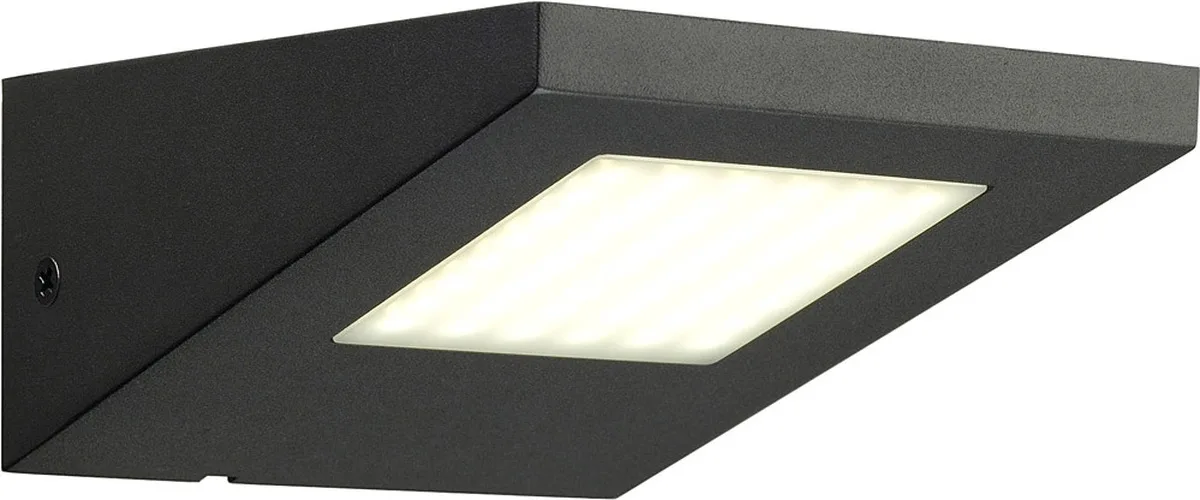 IPERI WL Wandleuchte, anthrazit, 48 LED, neutralweiss, 4000K - Stand-, Wand- und Deckenleuchten (Outdoor) fra SLV – produktbillede