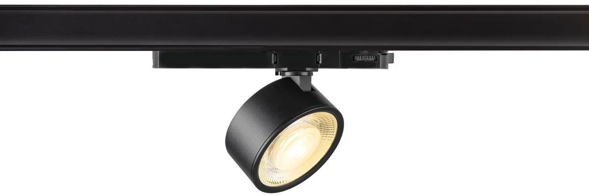KALU 2.0, 3~ Spot, PHASE, zylindrisch, 3000 K, 10 W, 36°, schwarz - Leuchten mit 3 Phasen Adapter 230V de SLV – photo produit