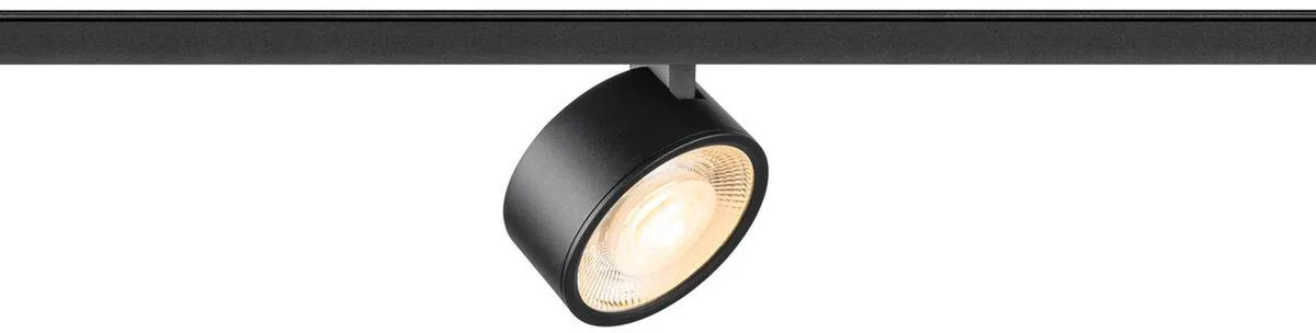 KALU 2.0, 48V Spot, DALI, zylindrisch, 2700 K, 9 W, 36°, schwarz - Leuchten mit 3 Phasen Adapter 48V de SLV – photo produit
