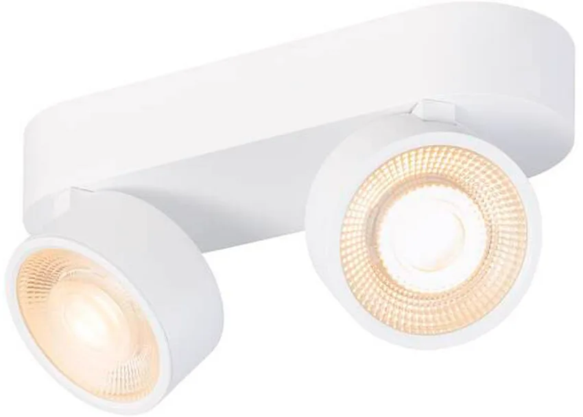 KALU 2.0, Wand- und Deckenaufbauleuchte, PHASE, 2700 K, 19 W, 36°, weiß - Wand- und Deckenleuchten de SLV – photo produit