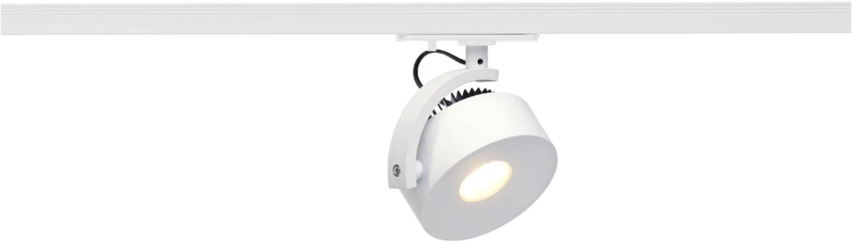 KALU TRACK LEDDISK Spot, weiss, 3000K, inkl. 1P.-Adapter - Leuchten mit 1 Phasen Adapter de SLV – photo produit