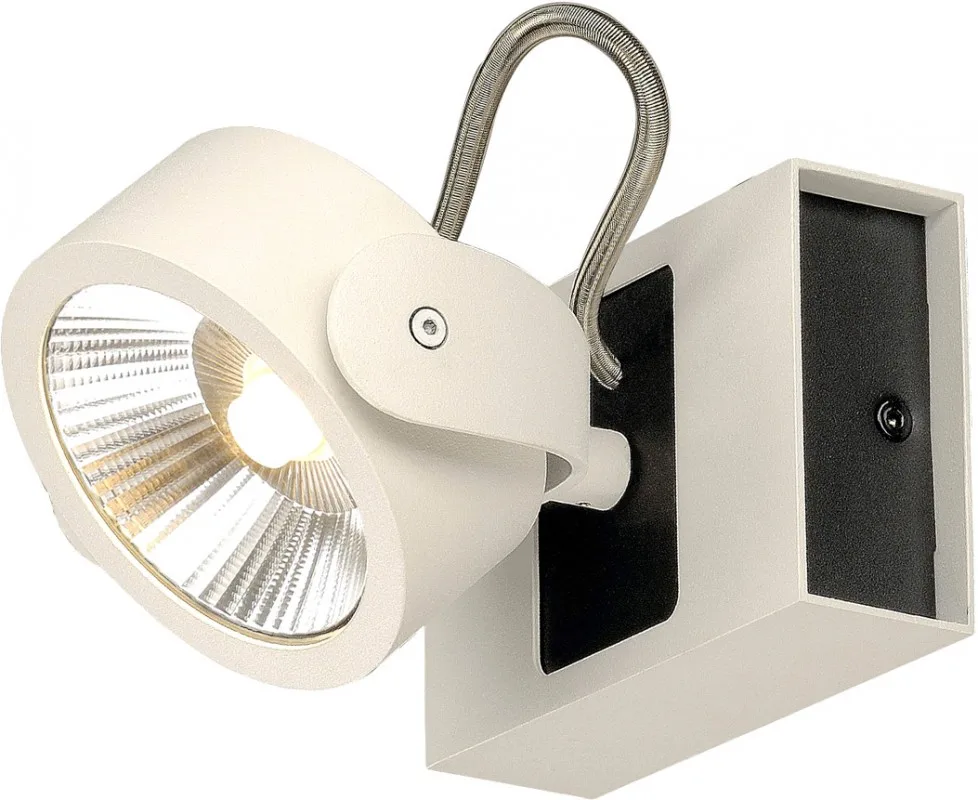KALU, Wand- und Deckenleuchte, LED, 3000K, weiß/schwarz, 60° - Wand- und Deckenleuchten de SLV – photo produit