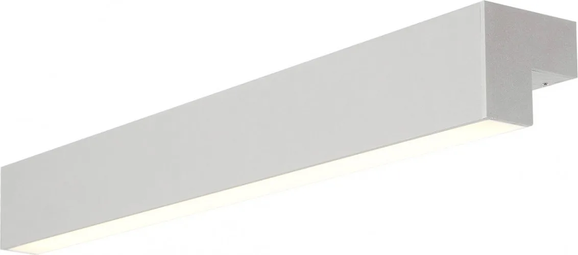 L-LINE 60 LED, Wand- & Deckenleuchte, IP44, 3000K, 1500lm, silbergrau - Wand- und Deckenleuchten de SLV – photo produit