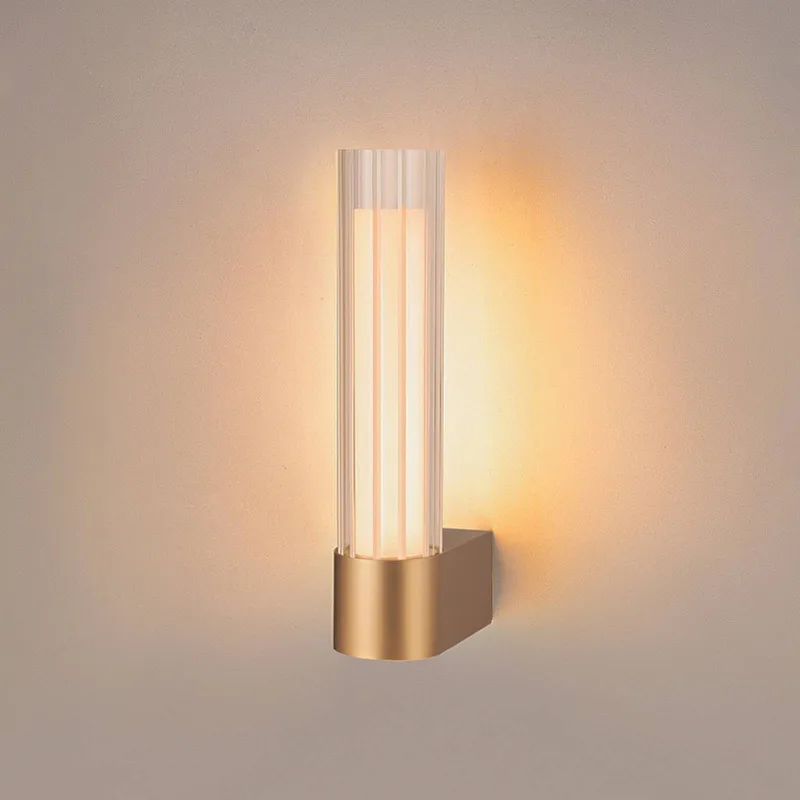 LED badkamer wandlamp Lygant single, messingkleurig, aluminium von SLV in Messing – Produktfoto