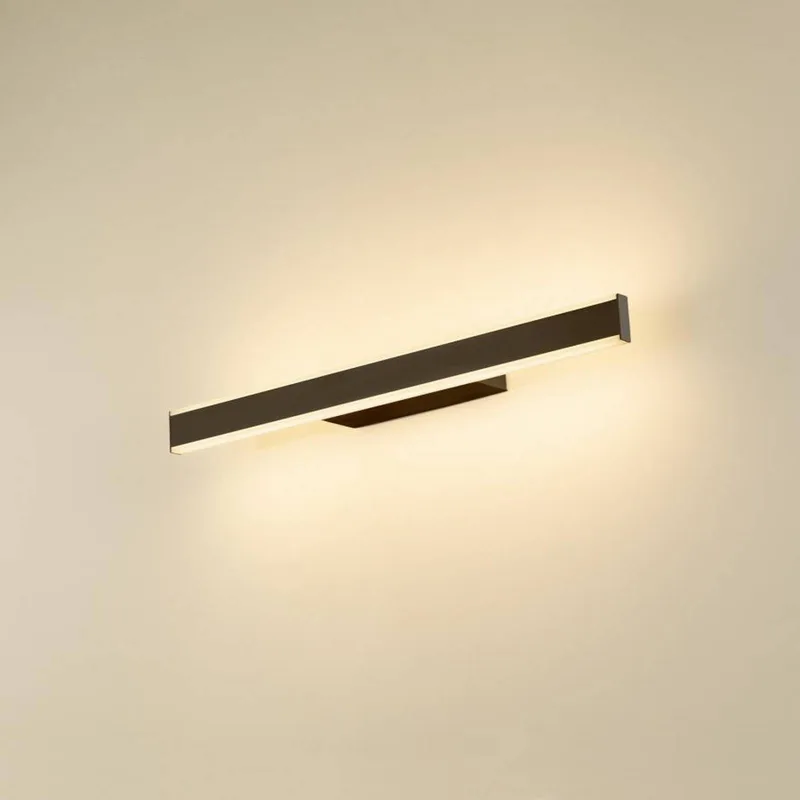 LED badkamer wandlamp One Linear, 52 cm, CCT fra SLV i Sort – produktbillede