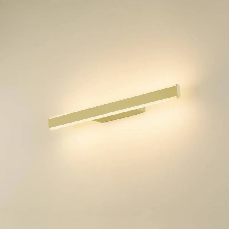 LED badkamer wandlamp One Linear, 52 cm fra SLV i Messingkleurig – produktbillede