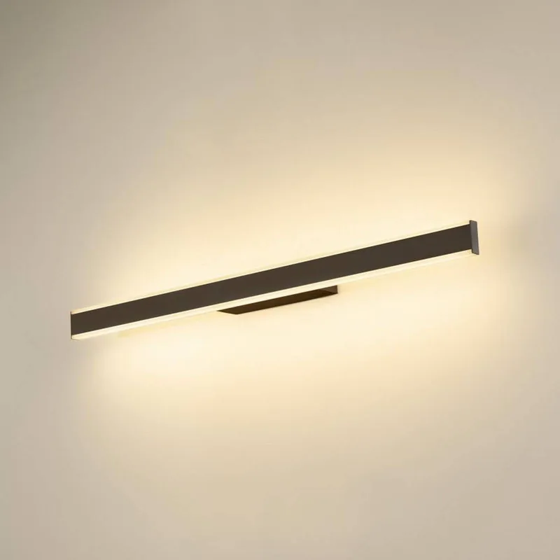 LED badkamer wandlamp One Linear, 70 cm, CCT fra SLV i Sort – produktbillede