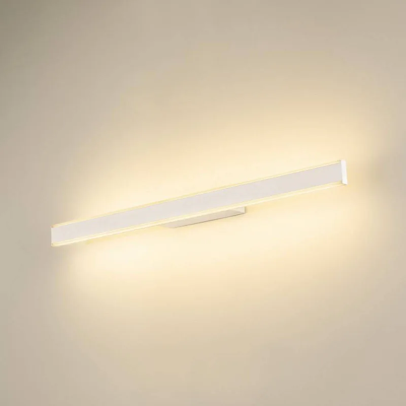 LED badkamer wandlamp One Linear, 70 cm, metaal, CCT fra SLV i Hvid – produktbillede