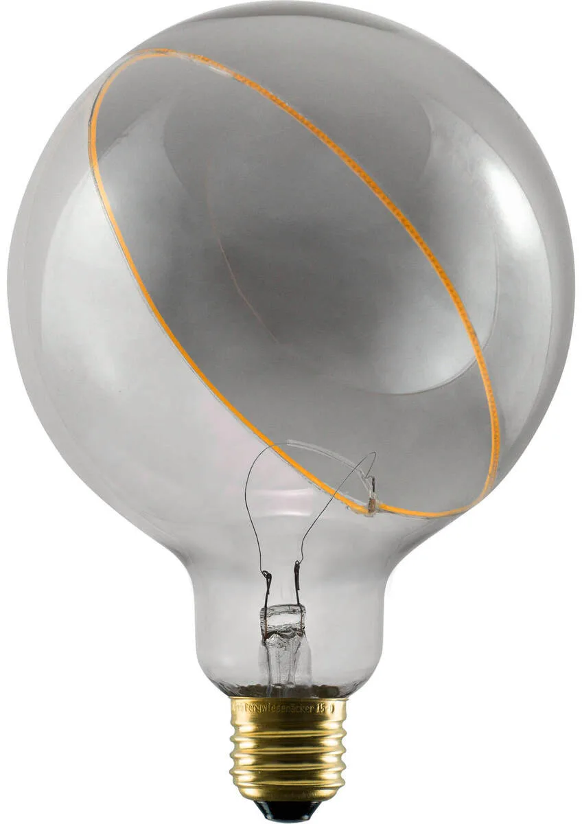 Segula LED Illusion G125 E27 5W Diagonal klar/røget fra SLV – produktbillede