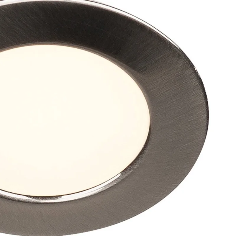 LED-inbouwlamp SLV DL 126 112225 LED vast ingebouwd N/A Vermogen: 3 W Warmwit N/A van SLV in Metaal (geborsteld) – productfoto