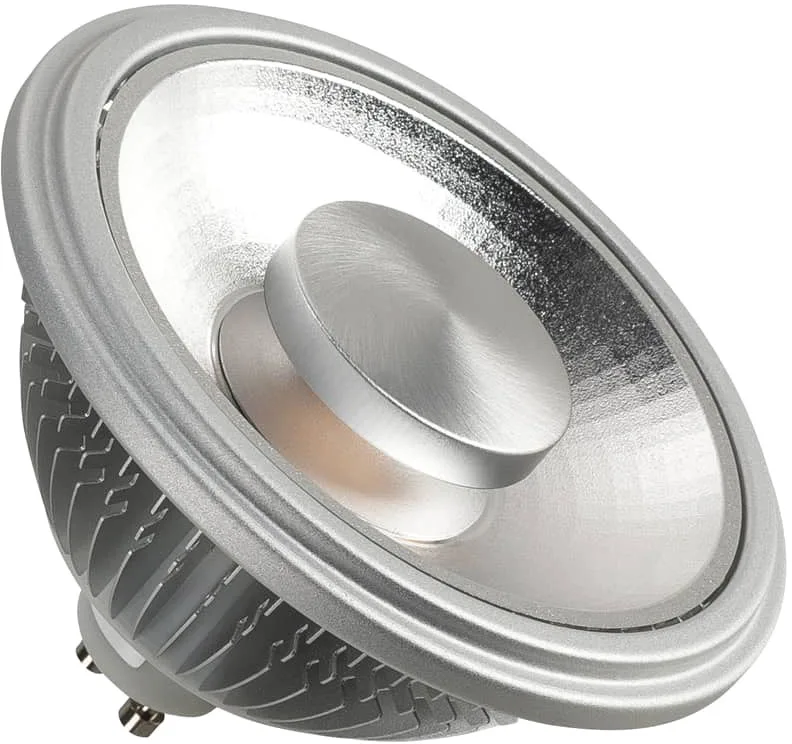 LED-Leuchtmittel, QPAR111 GU10 12W 670lm 2700K CRI90 55° Dimmbar - LED Lampen ES111 de SLV – photo produit