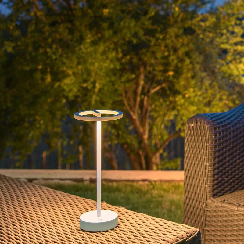 LED oplaadbare lamp Vinolina One, 2.700 K, hoogte 33 cm de SLV en Blanc – photo produit