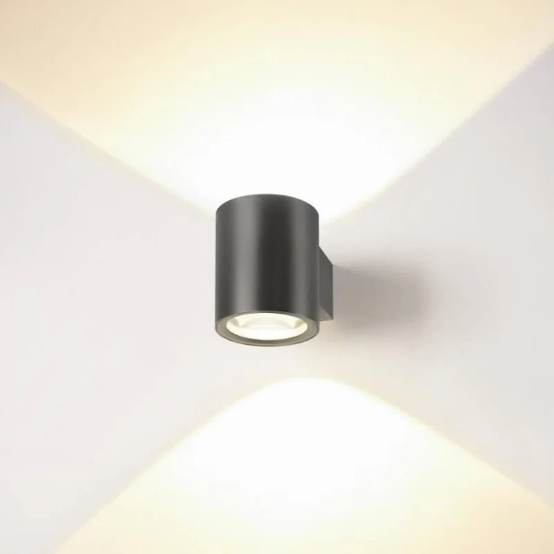 LED wandlamp Oculus, bronskleurig Ø 9 cm, dimbaar naar warm van SLV in Donkerbronskleurig – productfoto