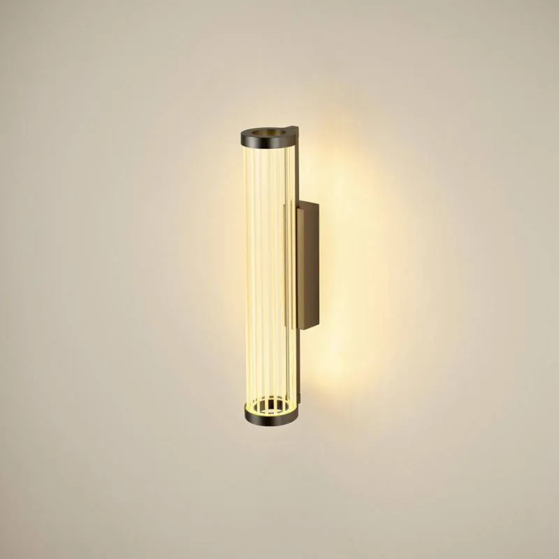 LED wandlamp Quimera, bronskleurig, hoogte 41 cm, CCT fra SLV i Bronskleurig, Helder – produktbillede