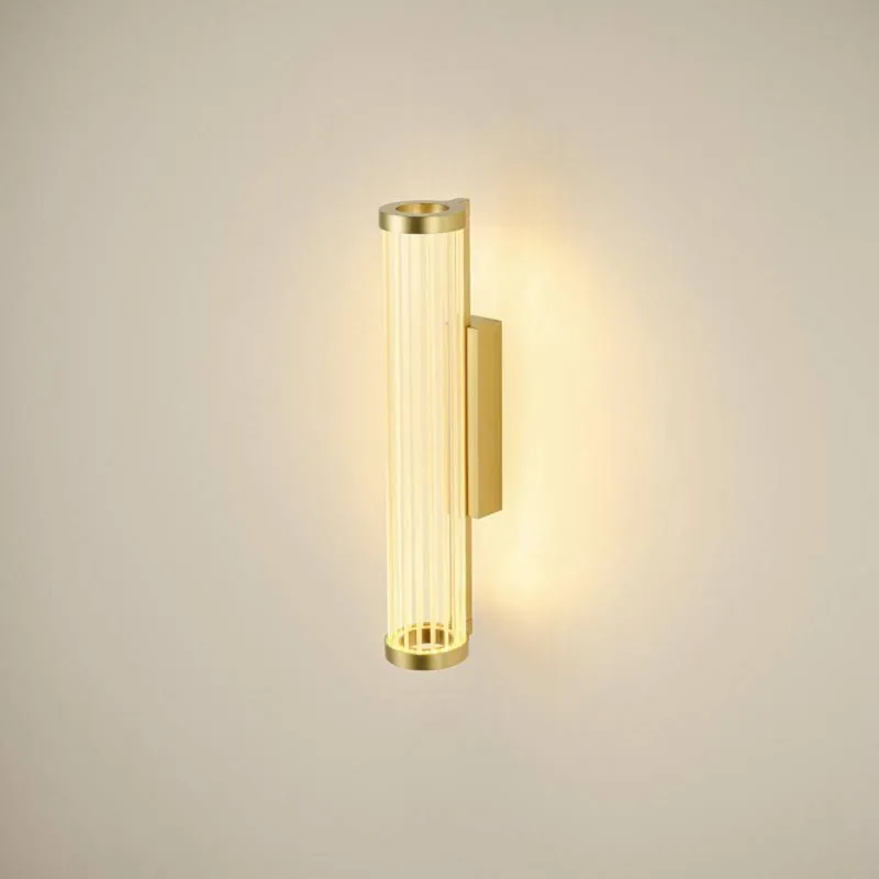 LED wandlamp Quimera, messingkleurig, hoogte 41 cm, CCT fra SLV i Messingkleurig, Helder – produktbillede
