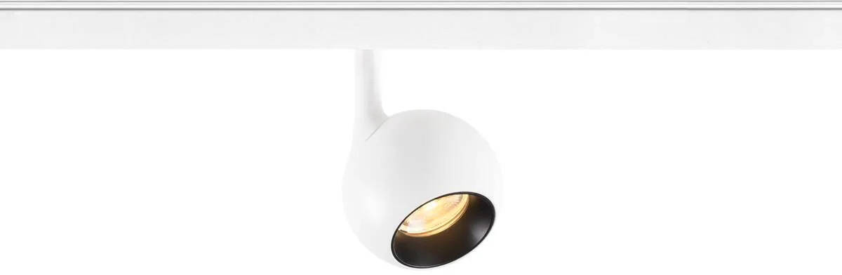 LIGHT EYE® 2.0, 48V Spot, DALI, rund, 3000K, 10 W, 30°, weiß / schwarz - Leuchten mit 3 Phasen Adapter 48V de SLV – photo produit