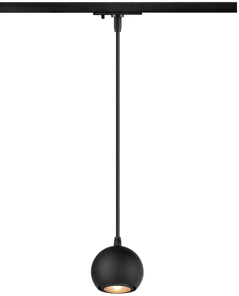 Hanglamp voor railLight Eye 90 zwart 1-fase Ø 9cm - 1008168 van SLV – productfoto