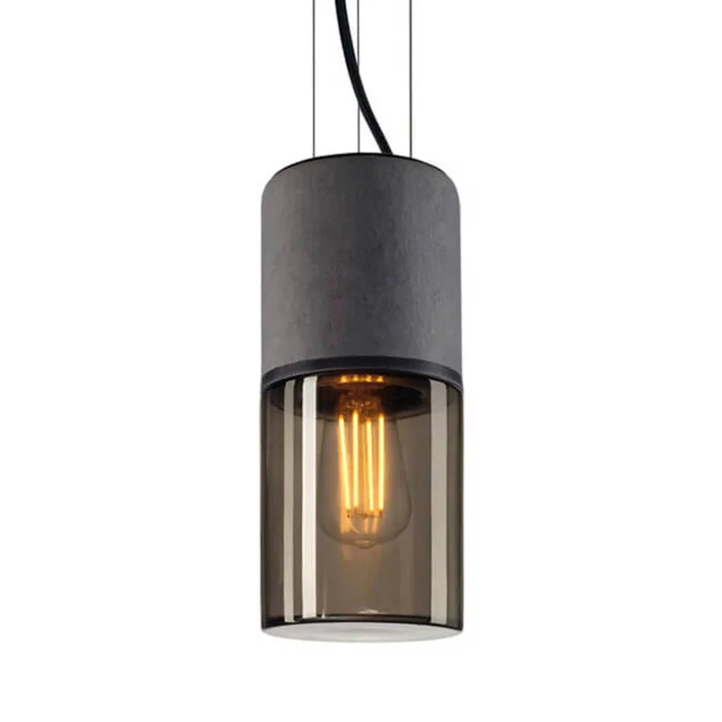 Lisenne hanglamp met rookglas de SLV en Gris foncé – photo produit