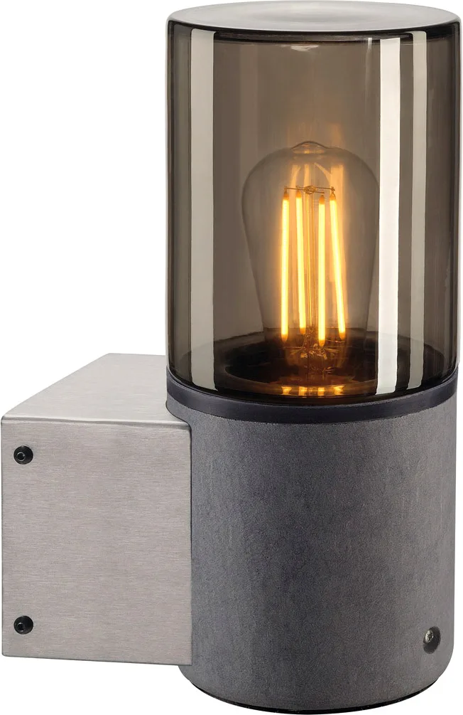 LISENNE Wandleuchte, TC-(D,H,T,Q)SE, steingrau, max. 23W - Wand- und Deckenleuchten de SLV – photo produit
