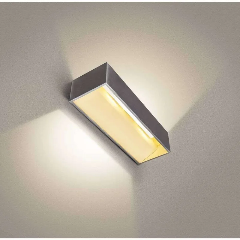 Logs In L Wandlamp LED Dim. Aluminium/White van SLV – productfoto