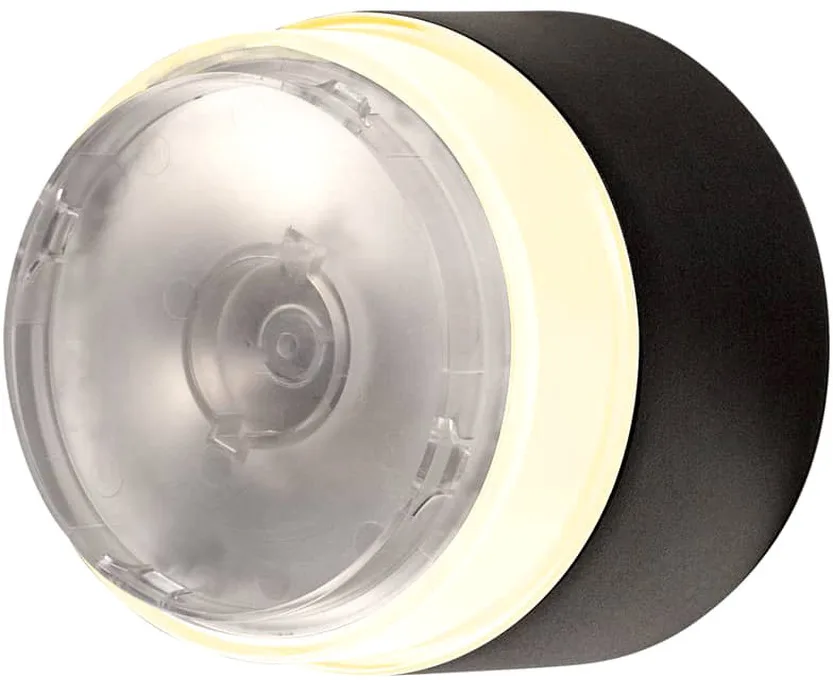 MANA BASE WL PHASE, Wandaufbauleuchte anthrazit rund 15W 800/820lm 2700/3000K CRI90 Dimmbar - Stand-, Wand- und Deckenleuchten (Outdoor) de SLV – photo produit
