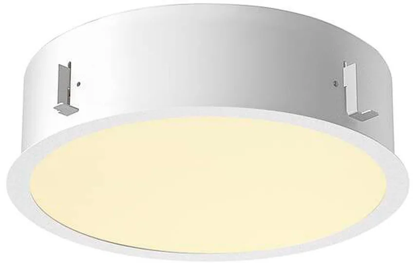 MEDO® 30, Deckeneinbauleuchte, frame, 3000/4000K, 70°, IP20, rund, weiß - Wand- und Deckenleuchten fra SLV – produktbillede