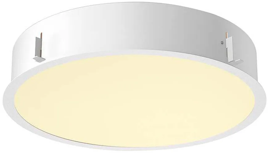 MEDO® 40, Deckeneinbauleuchte, frame, 3000/4000K, 80°, IP20, rund, weiß - Wand- und Deckenleuchten de SLV – photo produit