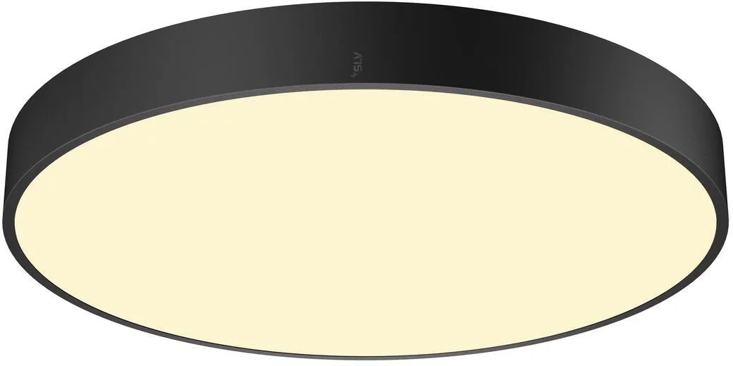 MEDO® PRO 60, Wand- und Deckenaufbauleuchte, rund, 3000/4000K, 39W, DALI, Touch, 110°, schwarz - Wand- und Deckenleuchten de SLV – photo produit