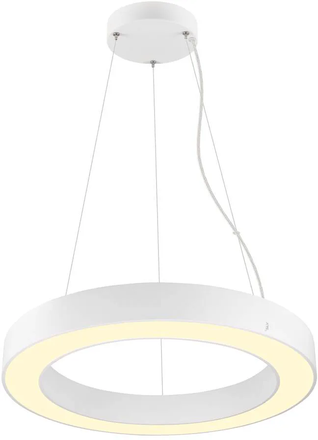 MEDO® RING 60, Pendelleuchte, Pendellänge 300cm, 3000/4000K, 110°, DALI, Touch, weiß - Pendelleuchten von SLV – Produktfoto