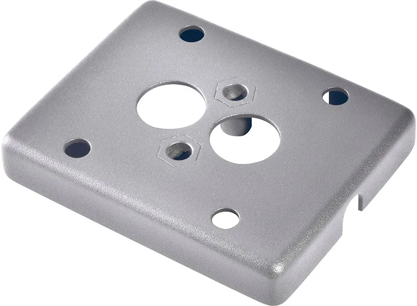 Montageplatte für MYRALED WALL, ENOLA_C OUT, silbergrau - Outdoor Leuchten Zubehör van SLV – productfoto
